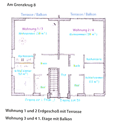 Grundriss Wohnungen Am Grenzkrug