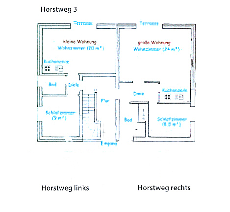 Grundriss Wohnungen Horstweg